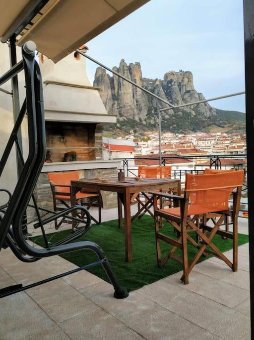 Best View Of Meteora In "Stavros Home" กาลัมปากา ภายนอก รูปภาพ